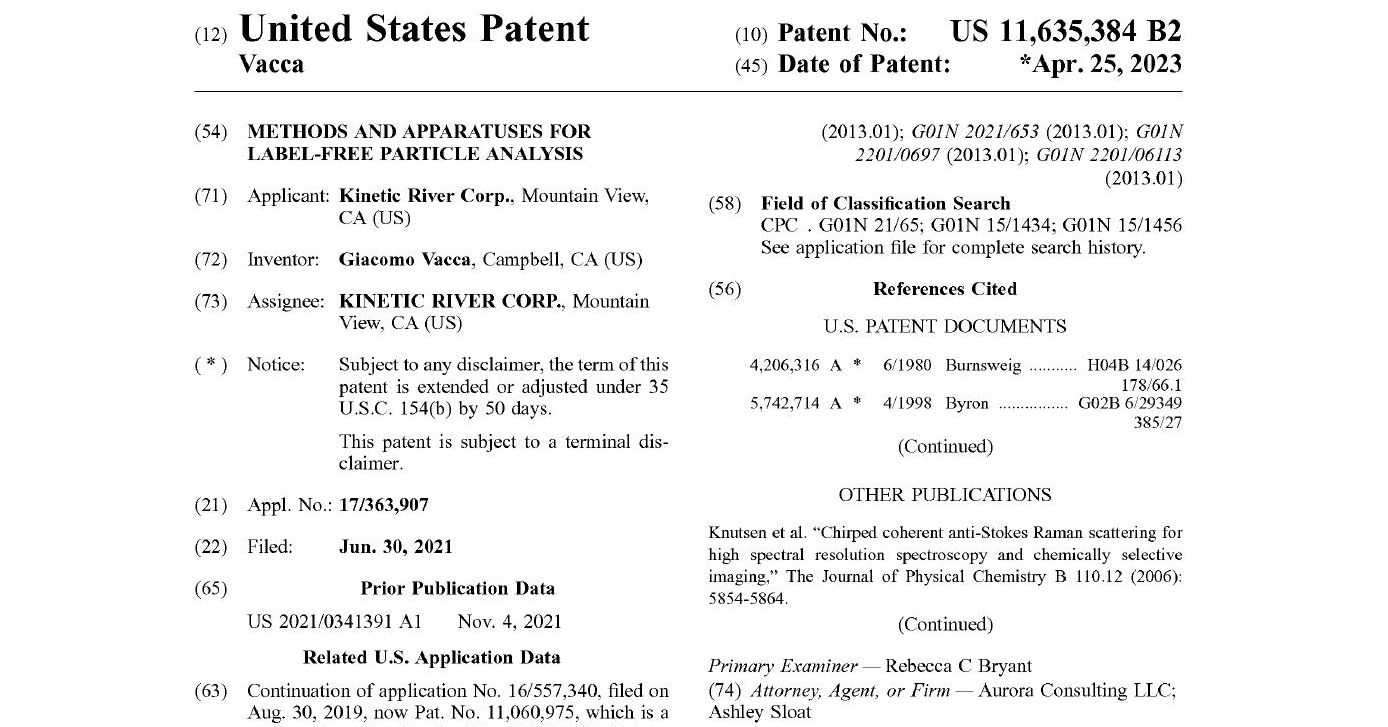 Kinetic River Is Issued Its 21st Patent